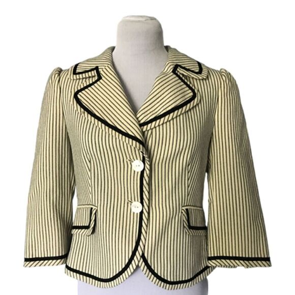 Nvcard Collection Striped Blazer Size 4P - Picture 1 of 5